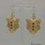 Jaguar bold earrings, unique elegant earrings