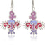 Pendientes tribales pájaros de colores