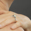 Anillo de compromiso my deer, plata de primera ley Citrino y Amethysta