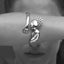 KAMAY jewelry Dreaming bangle sterling silver bracelet, invisible Spring Closure