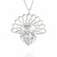 Lotus silver pendant