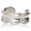 Olas tranquilas, brazalete de plata