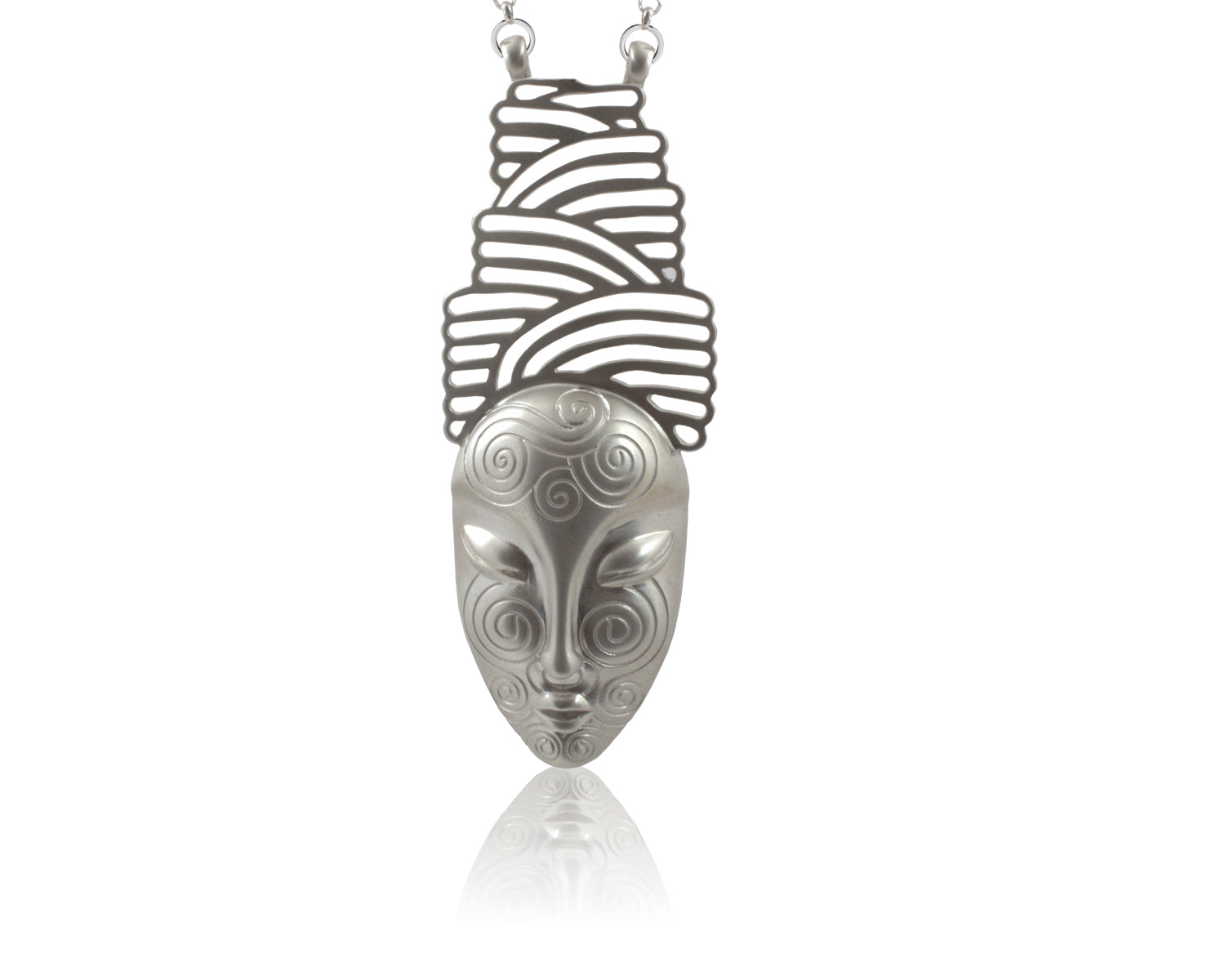 KAMAY The Dreamer Tattooed sterling silver statement pendant